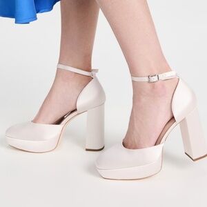 Loeffler Randall Selina Closed Toe Ankle Strap Platform Pumps  Selina Closed Toe